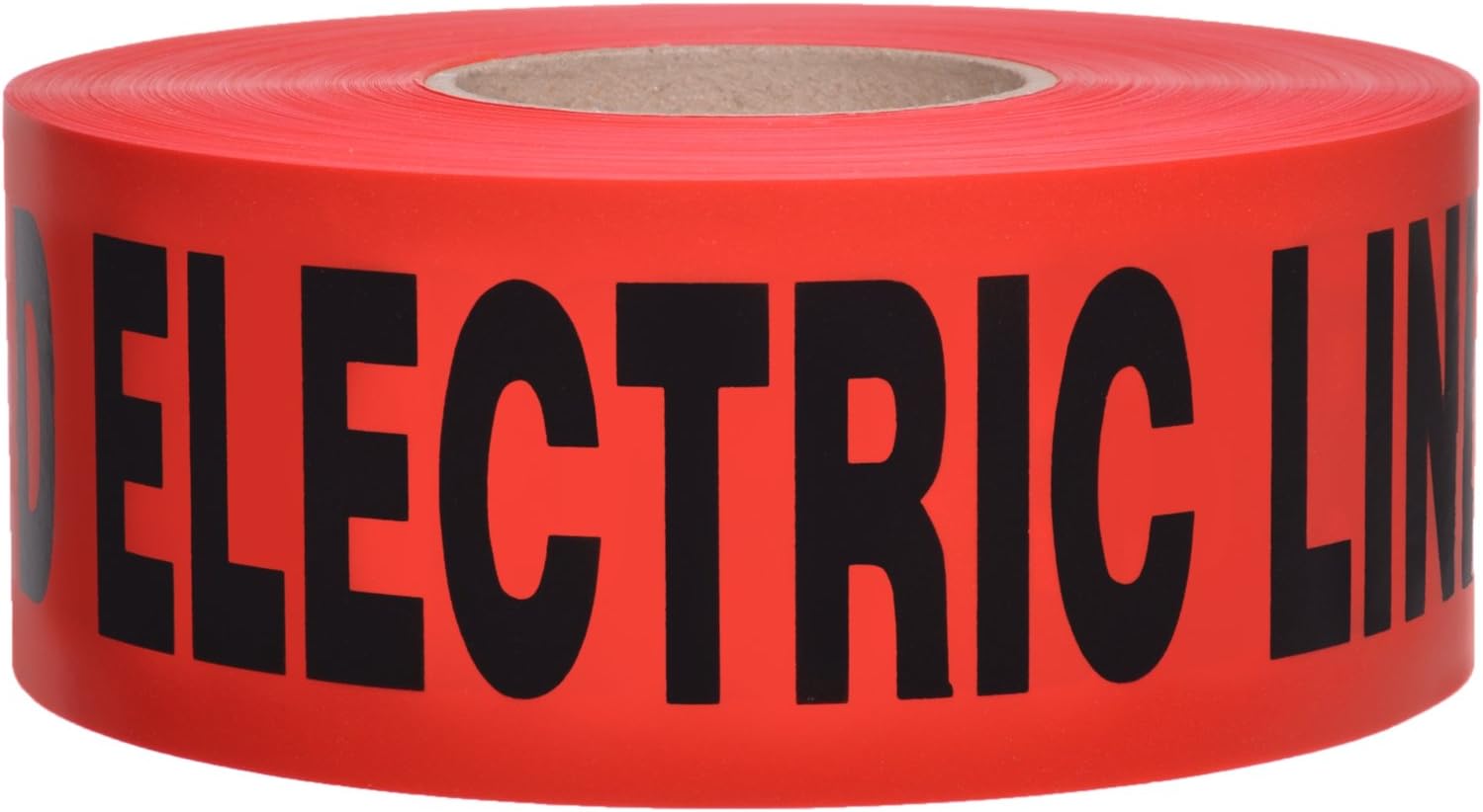 Swanson Tool Co BTND3100RBEL4 2 inch by 1000 Foot 4 MIL Non-Detectable Safety Tape "Caution Buried Electric Line Below" Red withBlack Print
