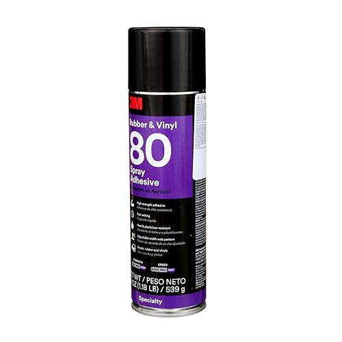 Miniatura 2 de Spray adhesivo de hule y vinilo 3M 80, aerosol de 24 onzas (Peso neto 19 oz)