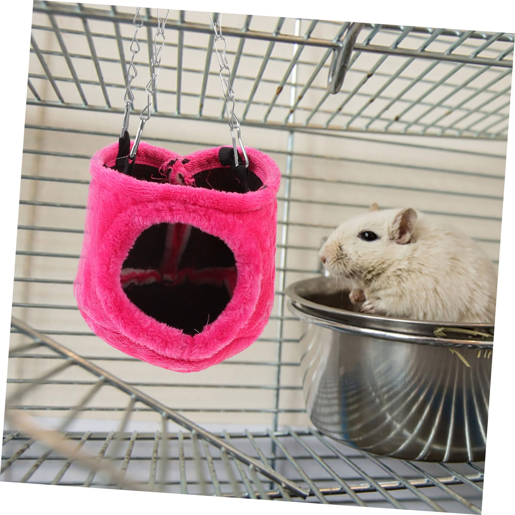 FOMIYES 3stücke Squirrel Chinchilla Guinea Pig Rat Hängematte Kuschelhöhle Aus s Farblich Sortiert Zum Wärmeschutz Für Kleintiere Im Winter