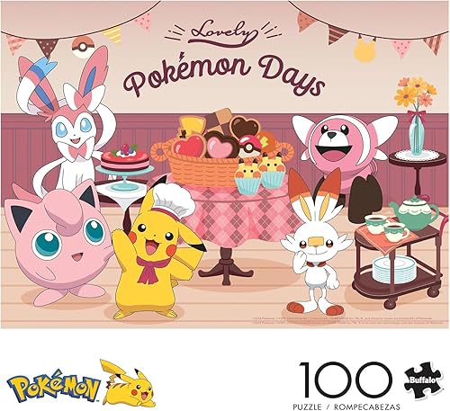 Miniatura 3 de Buffalo Games - Pokemon - Lovely Pokemon Days - Rompecabezas de 100 piezas para adultos rompecabezas desafiante perfecto para noches de juego -