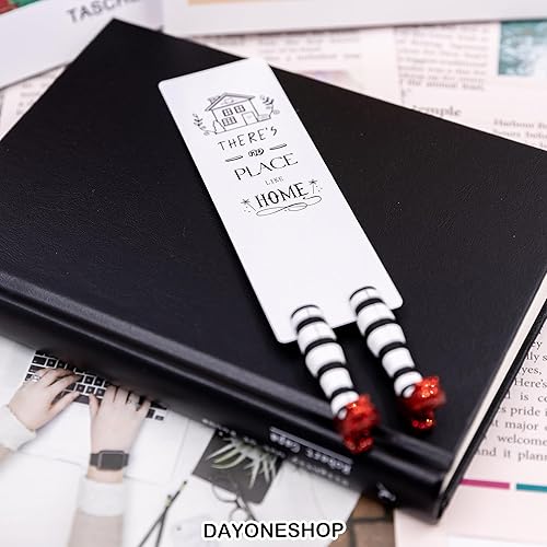 Miniatura 9 de Marcapáginas de bruja, zapatillas de rubí, marcapáginas divertidas para decoración de escritorio, para amantes de los libros, ideas de regalo para