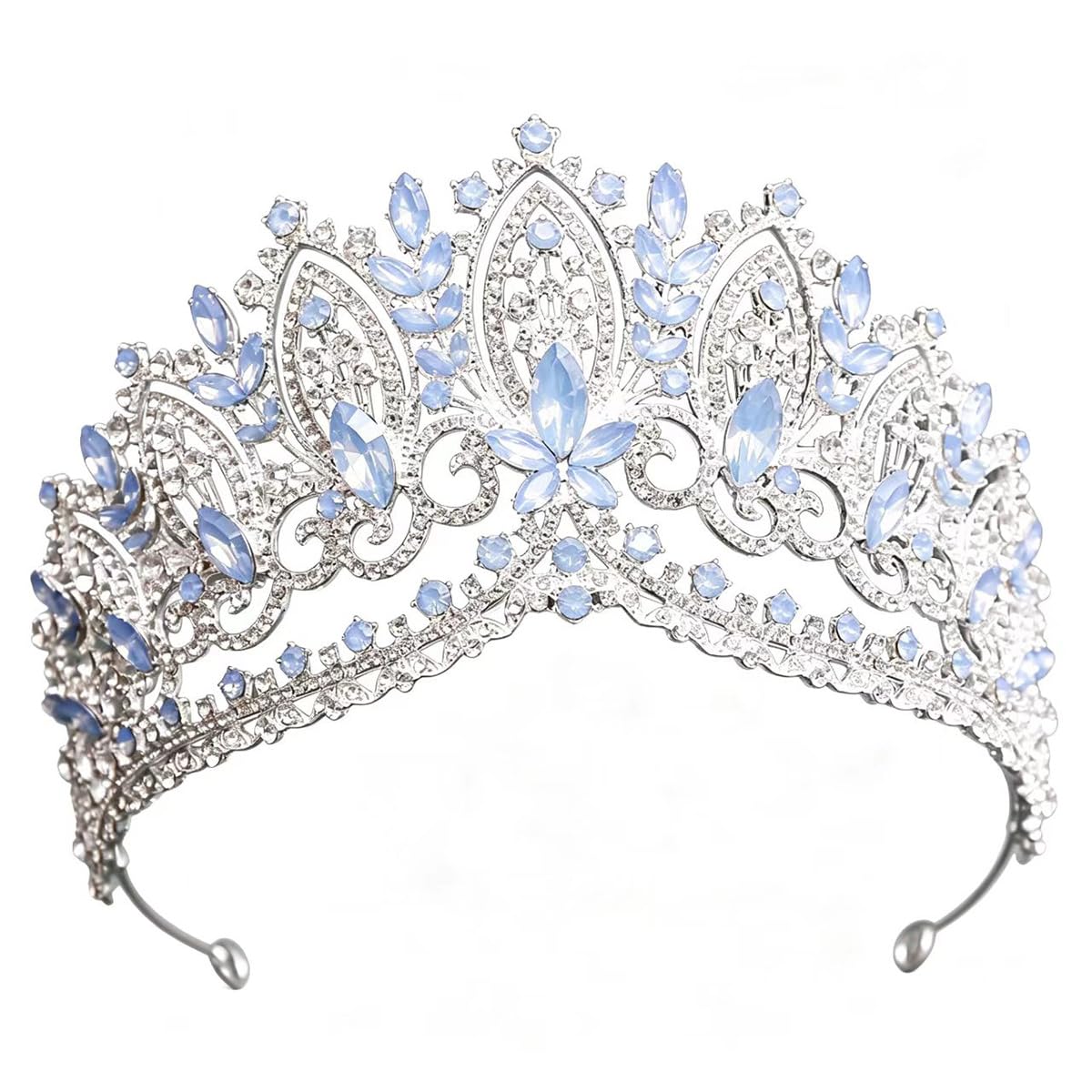 New women crown Tiaras Bridal Rhineshtone Princess Birthday Crystal Tiara