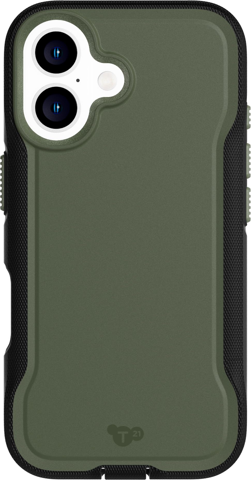 Tech21 EvoPro for iPhone 16 Compatible with MagSafe - Impact Protection Case 21x Military Standard Tested - in Khaki/Black