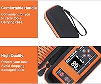 Vista 5 de Aenllosi Estuche rígido de transporte compatible con Klein Tools 935DAGL nivel digital (para Klein Tools 935DAGL)