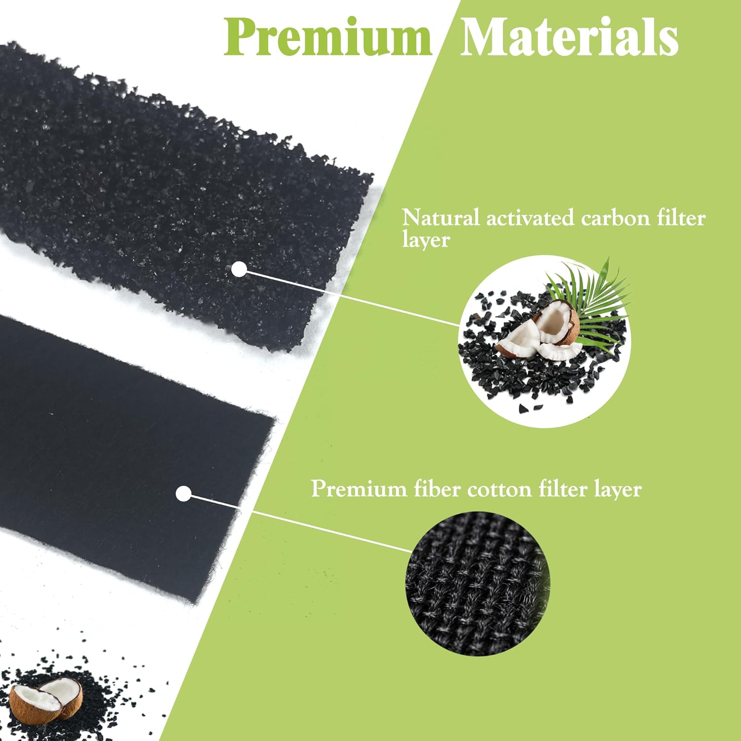 NewKe 2 Pack Air Filter for PureAir AF-2 & 6 Pack Carbon Filter Refill for PureAir PK-2 Compatible with FRIGIDAIRE Gallery Models GRMC2273BF, GRMC2273BD, GRMG2272BF, Produce Keeper Air Filter
