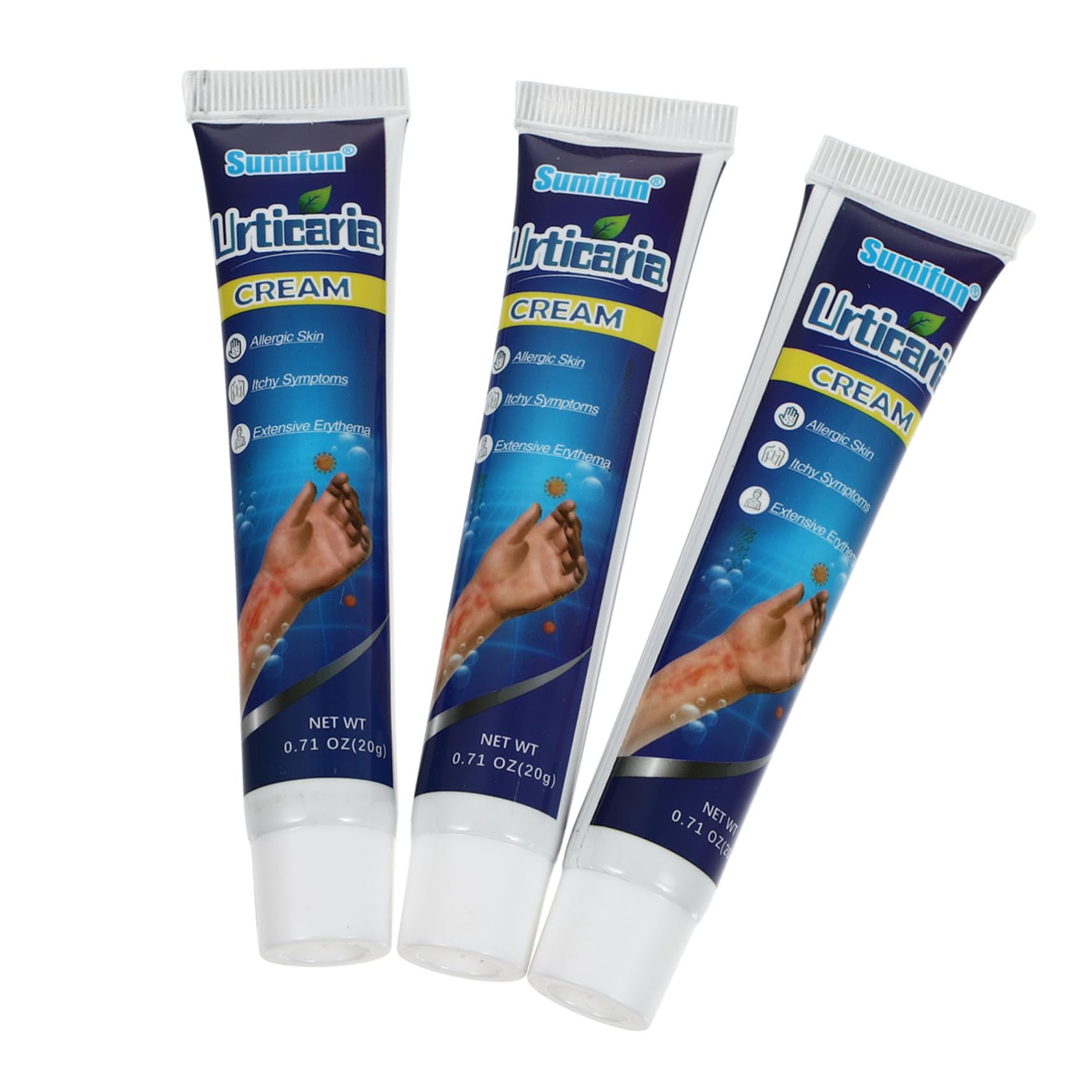 COLLBATH 3 Pcs Urticaria Antipruritic Anti-Itch Medicine Mediacl Cream Urticaria Medicine Balm Anti-Itch Plaster Urticaria Resistance Urticaria Curing Plaster