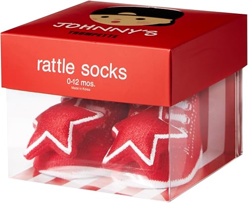 Vista 2 de Trumpette Baby Boys Rattle Socks-1 Pair