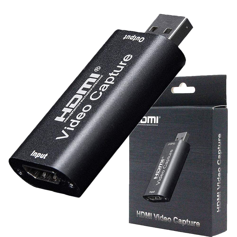 adzmozi® audio video capture cards 1080p 60fps, hdmi to usb 2.0 record to dslr camcorder action cam computer capture device for streaming, live broadcasting,teaching, gaming (usb 2.0 hdmi)
