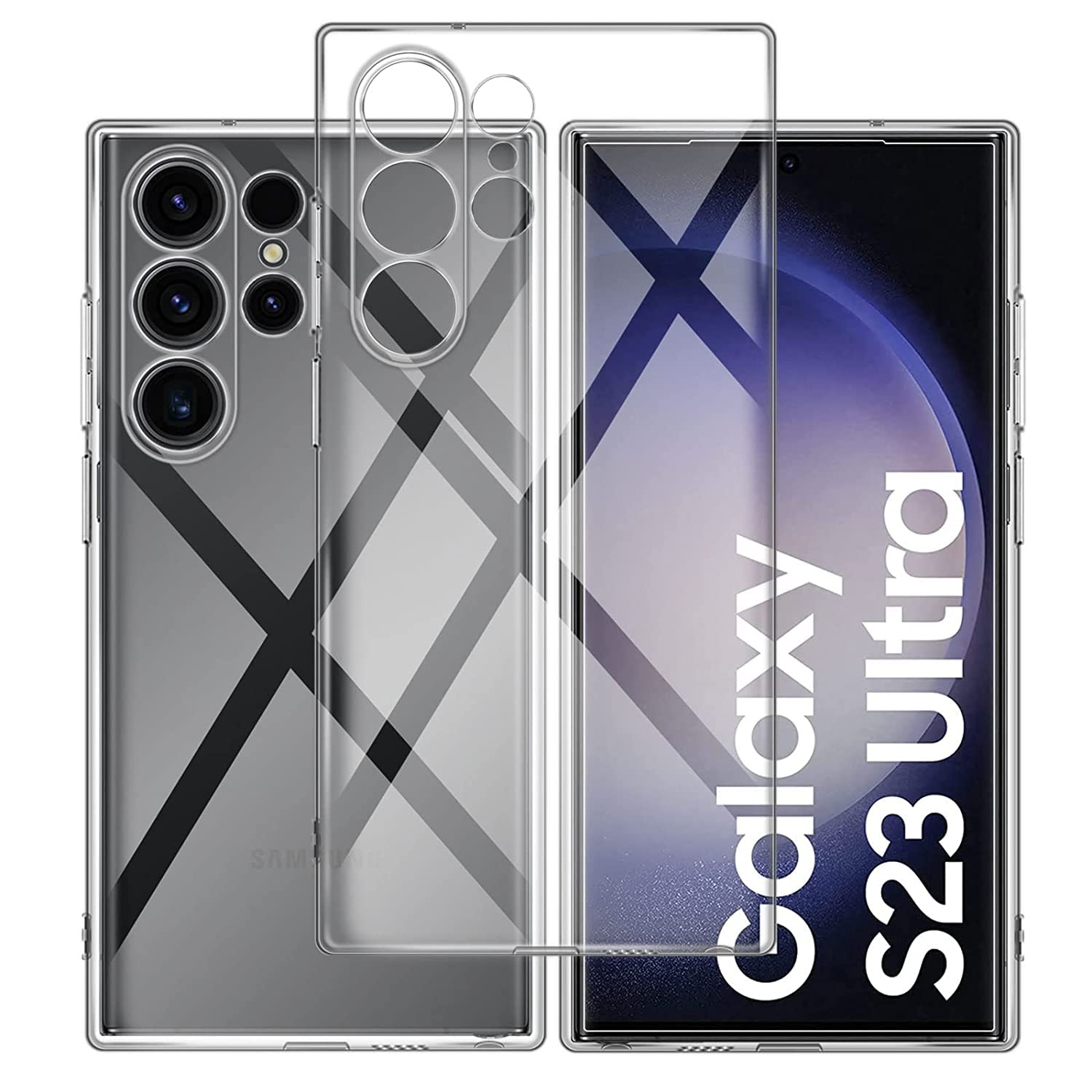 JGD PRODUCTS for Samsung Galaxy S23 Ultra 5G Premium Transparent Soft Silicon Back Cover [Transparent] (B0BTLRVW4N) Amazon Price History, Amazon Price Tracker