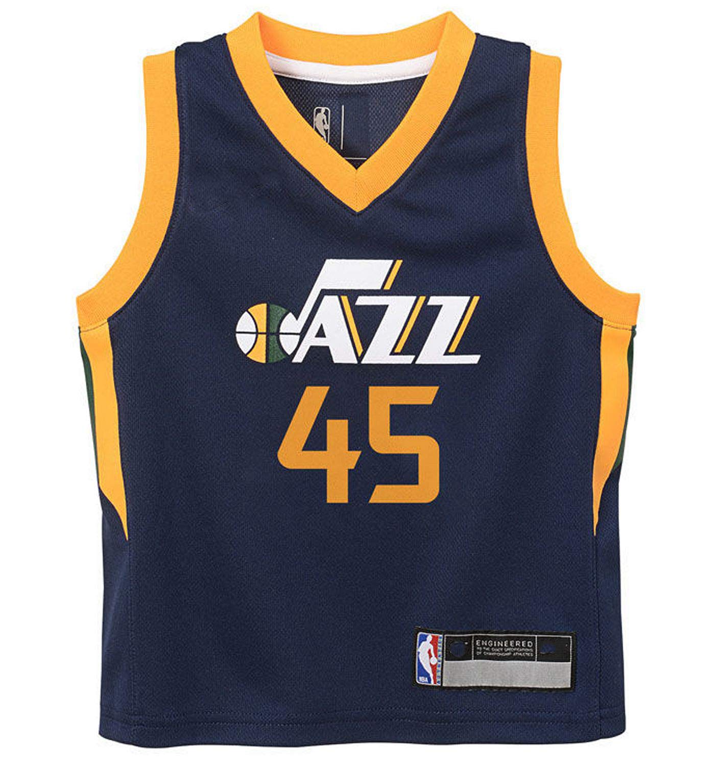 OuterstuffNBA Kids 4-7 Official Name and Number Replica Home Alternate Road Player Jersey