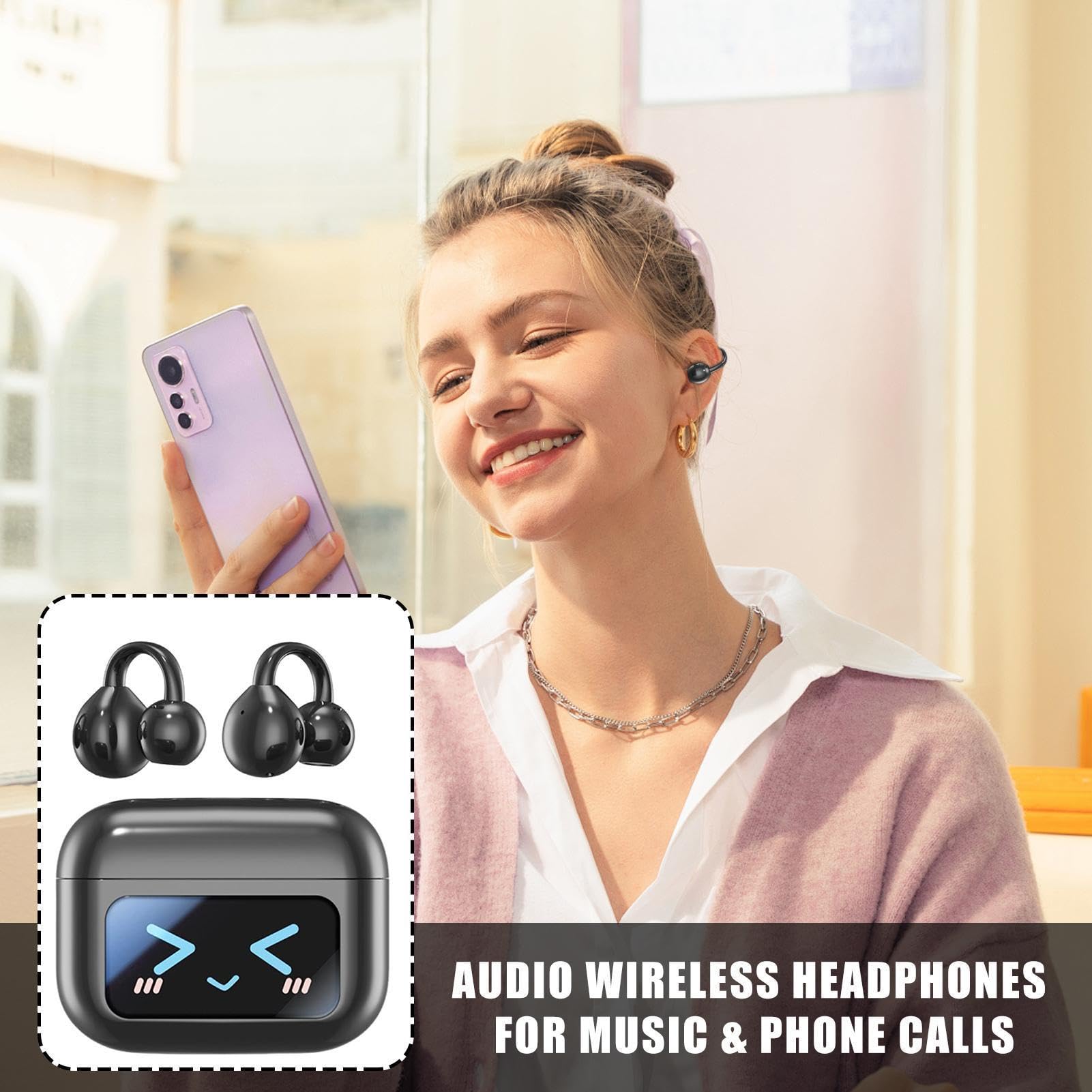 Auricolari con cancellazione del rumore Cuffie Over Ear Compatte Con