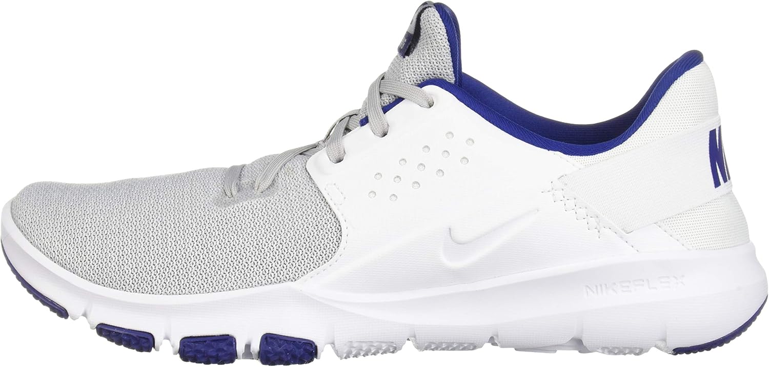 Nike Men's Flex Control TR3 Sneaker 9 Regular US Wolf Grey/Wolf Grey - Deep Royal