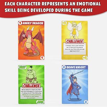 Lupash Games CBTiger Therapy Card Game for Kids - Develop Social Skills & Together Land Therapy Game for Kids - Play Therapy Cards