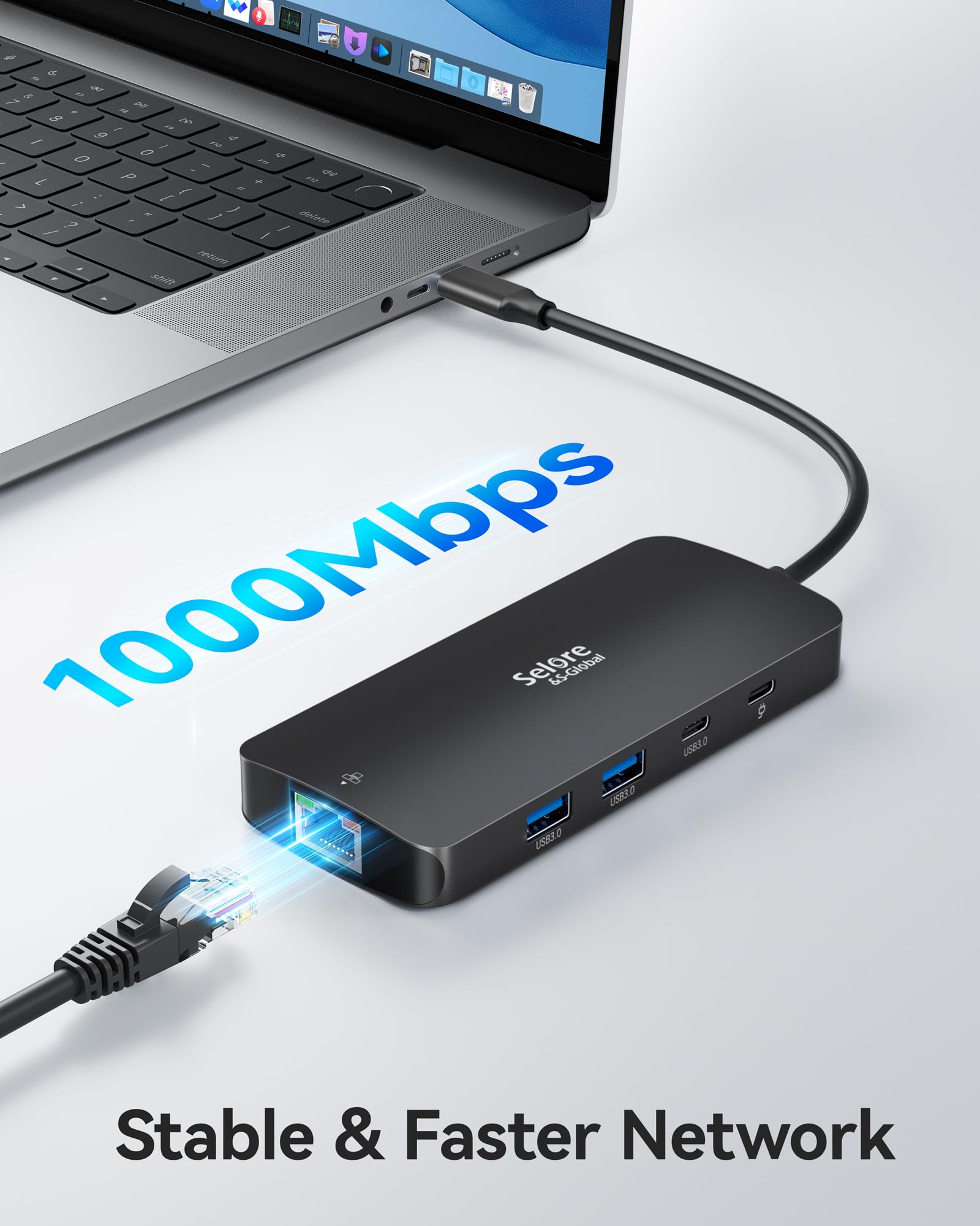 Amazon | Selore USB Cドッキングステーションデュアルモニター