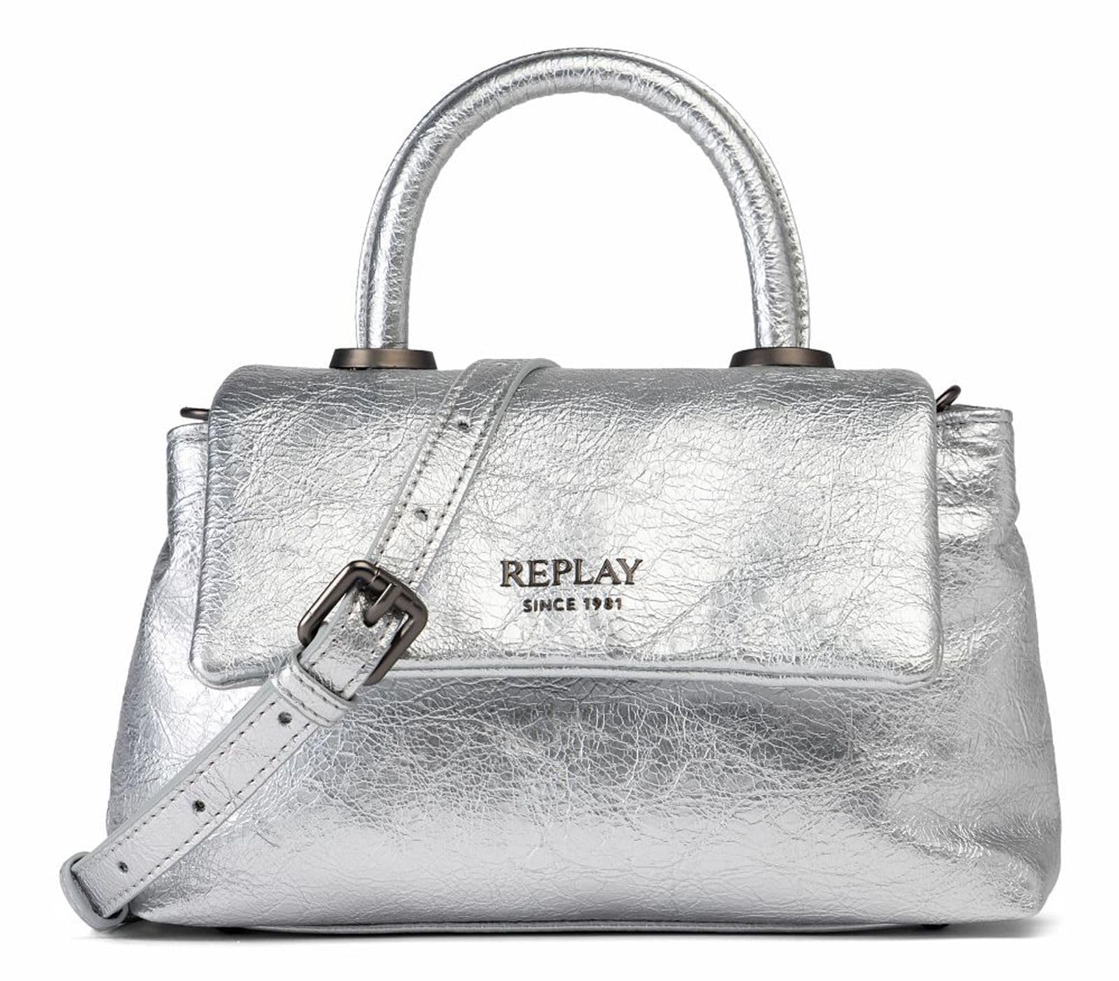 Sac à main argenté Replay résout le manque de style en soirée