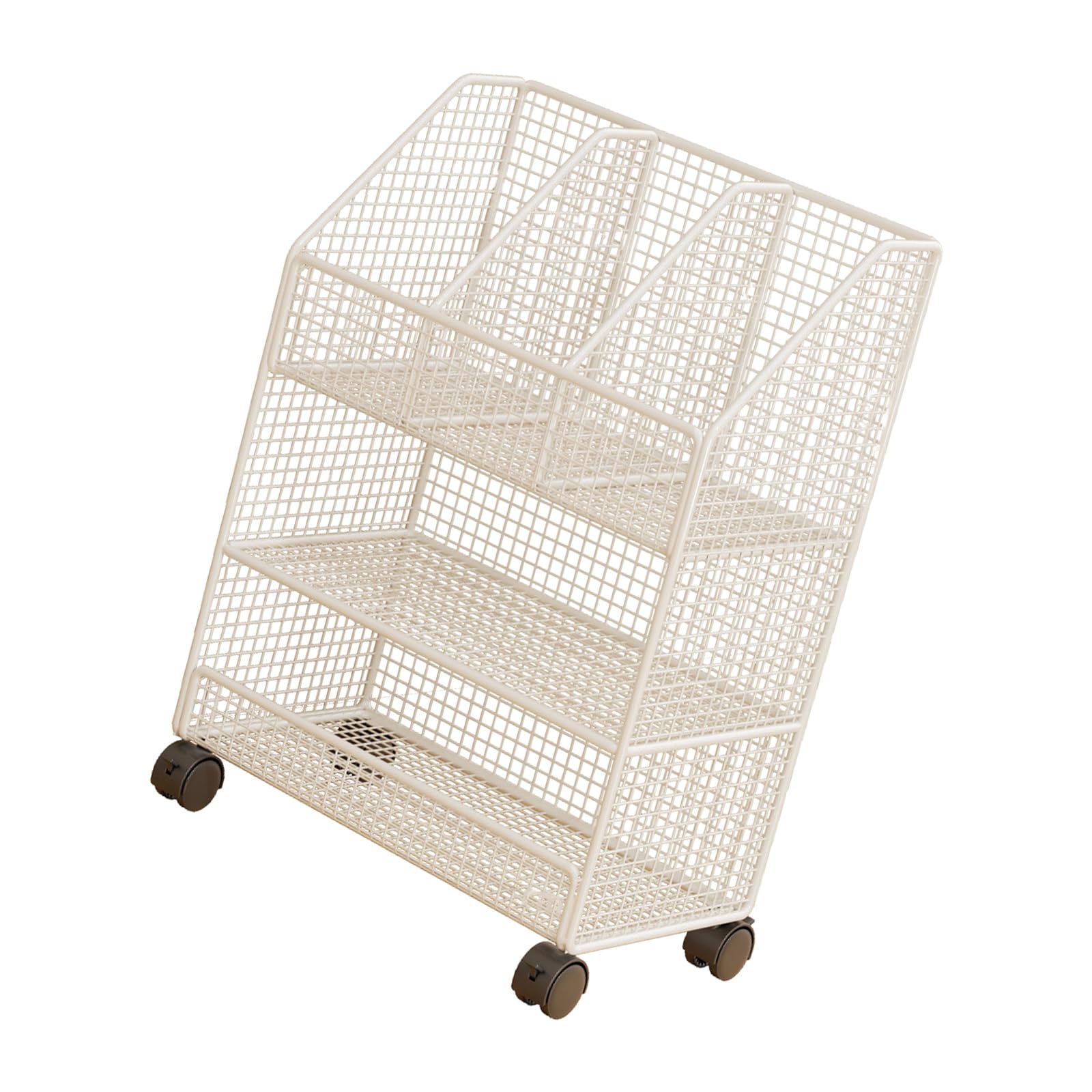 YWLUUOO Spacious Rolling Storage Solution with Multi Layers Suitable for Homeowners, Students, and Small Living Area Sturdy Storage Solution