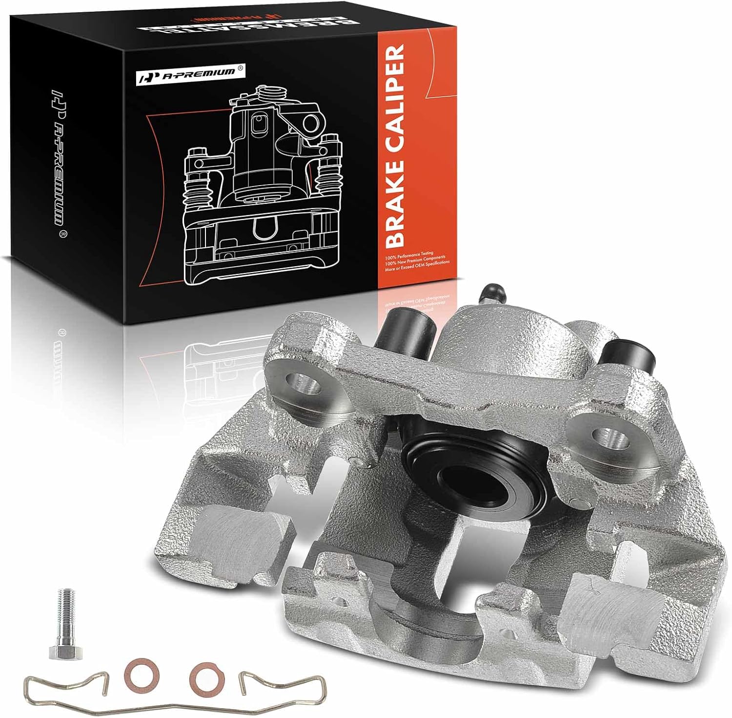 A-Premium Disc Brake Caliper Assembly with Bracket Compatible with Select Jeep Models - Grand Cherokee 1999-2004, Sport Utility - Rear Left Driver Side