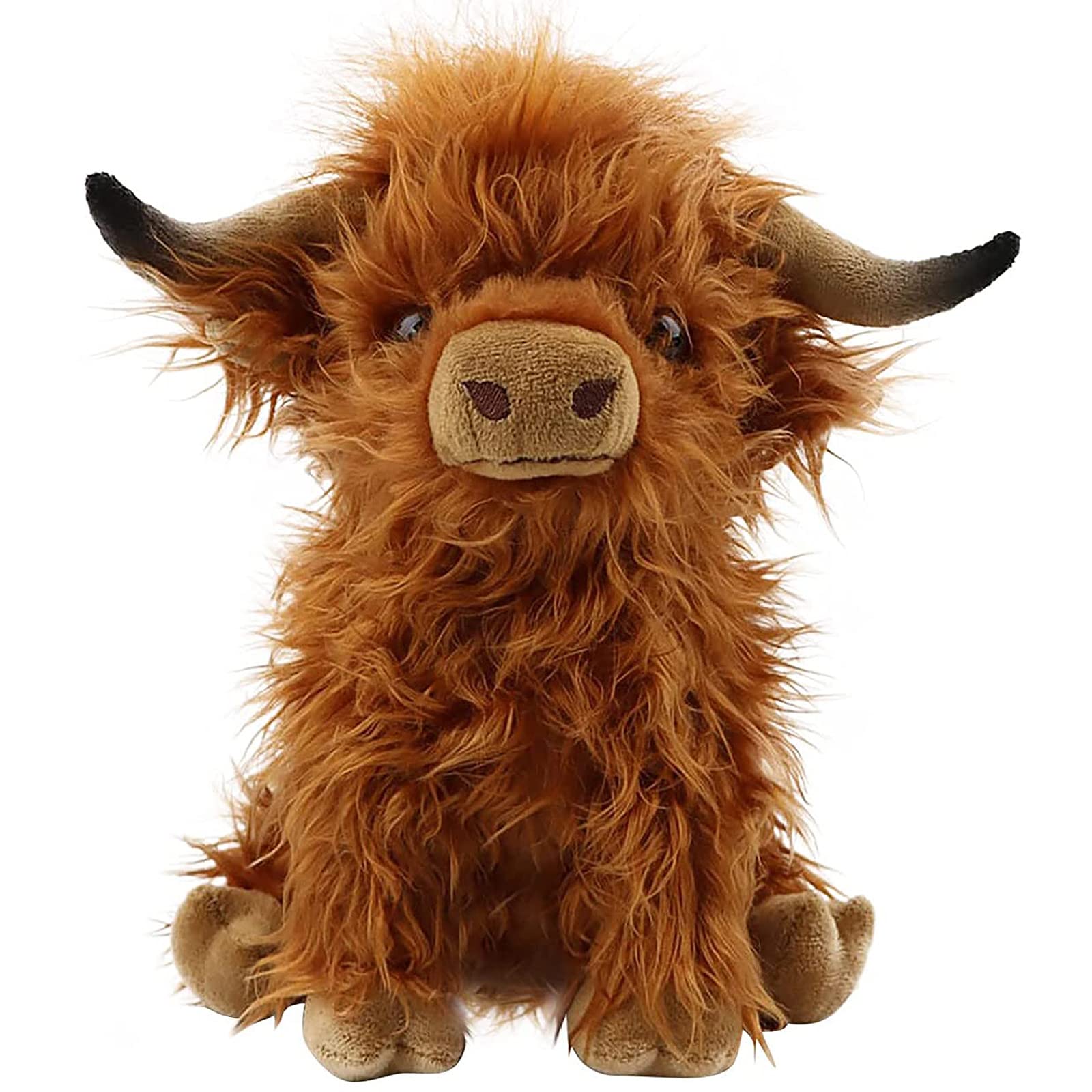 Scottish Highland Cow Plush Animal Plush Toy Soft Stuffed Bull