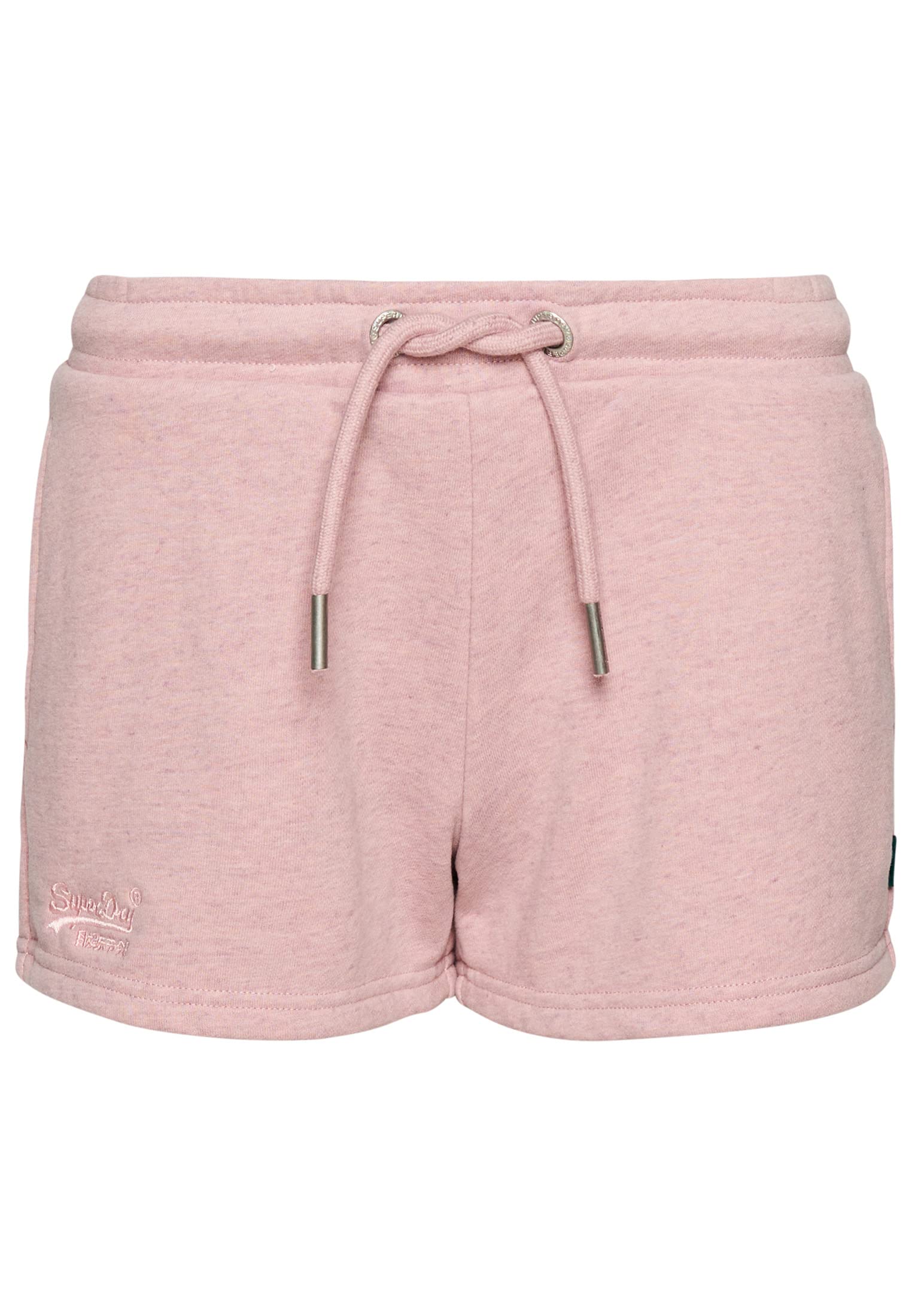 Superdry Womens Vintage Logo EMB Jersey Short Shorts, LA Soft Pink Marl, L