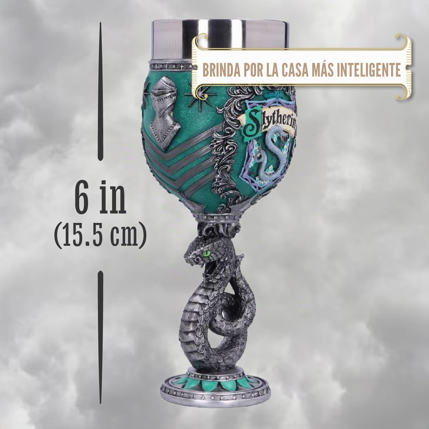 Harry Potter Slytherin Goblet Unisex Cáliz Standard Poliresina