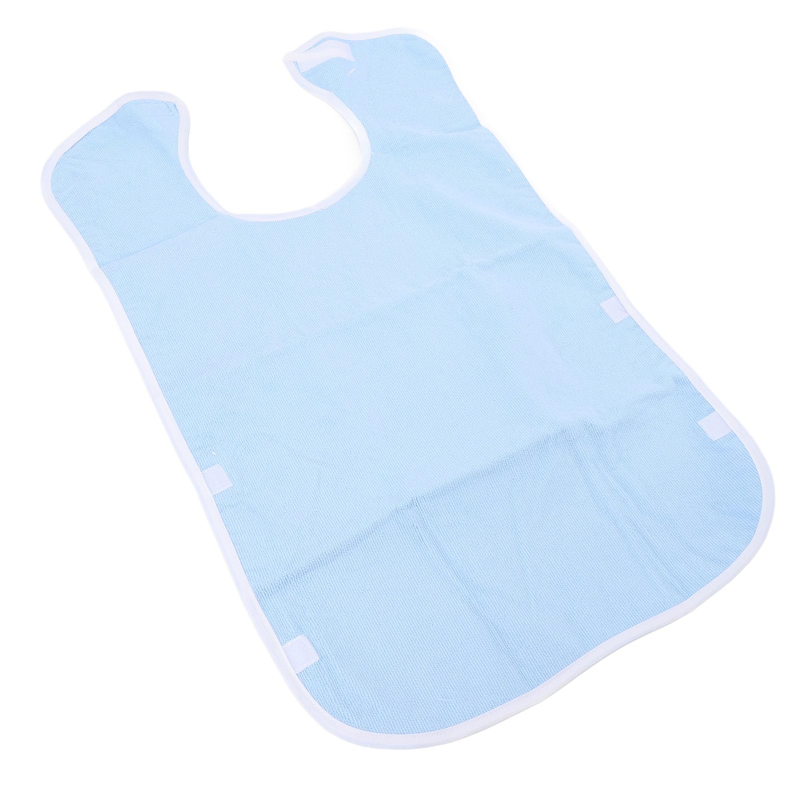 Ymiko Adult Bib Water Soft Adjustable Closure Protector for Elderly Eating