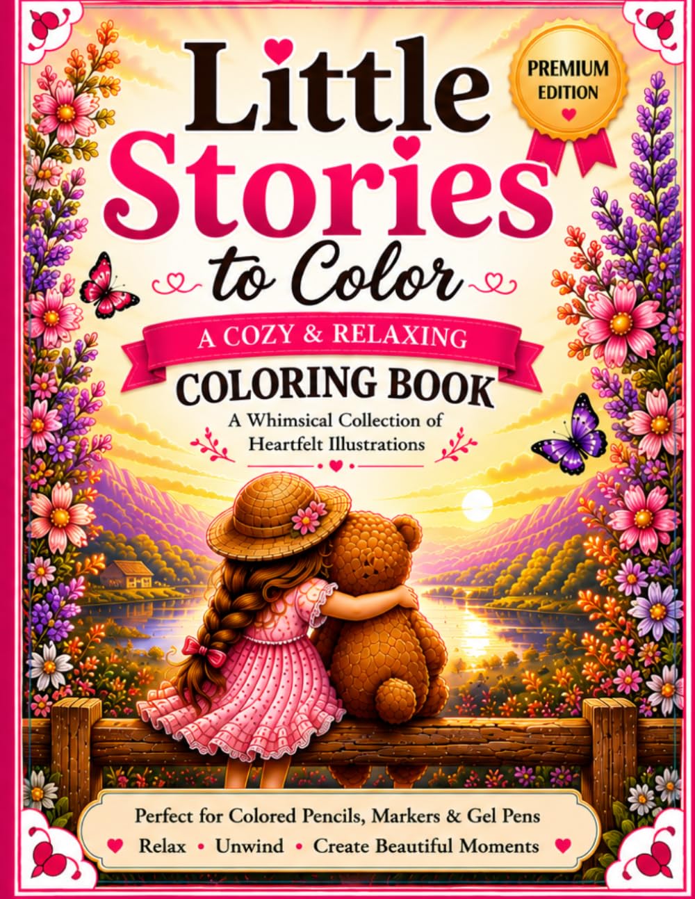 Little Stories to Color: A Cozy and Relaxing Coloring Book