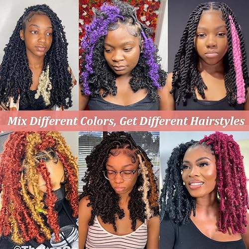 Miniatura 6 de Cabello trenzado de color gris Marley Twist cubano, cabello trenzado de 24 pulgadas, cabello de ganchillo gris para mujer, cabello envolvente para