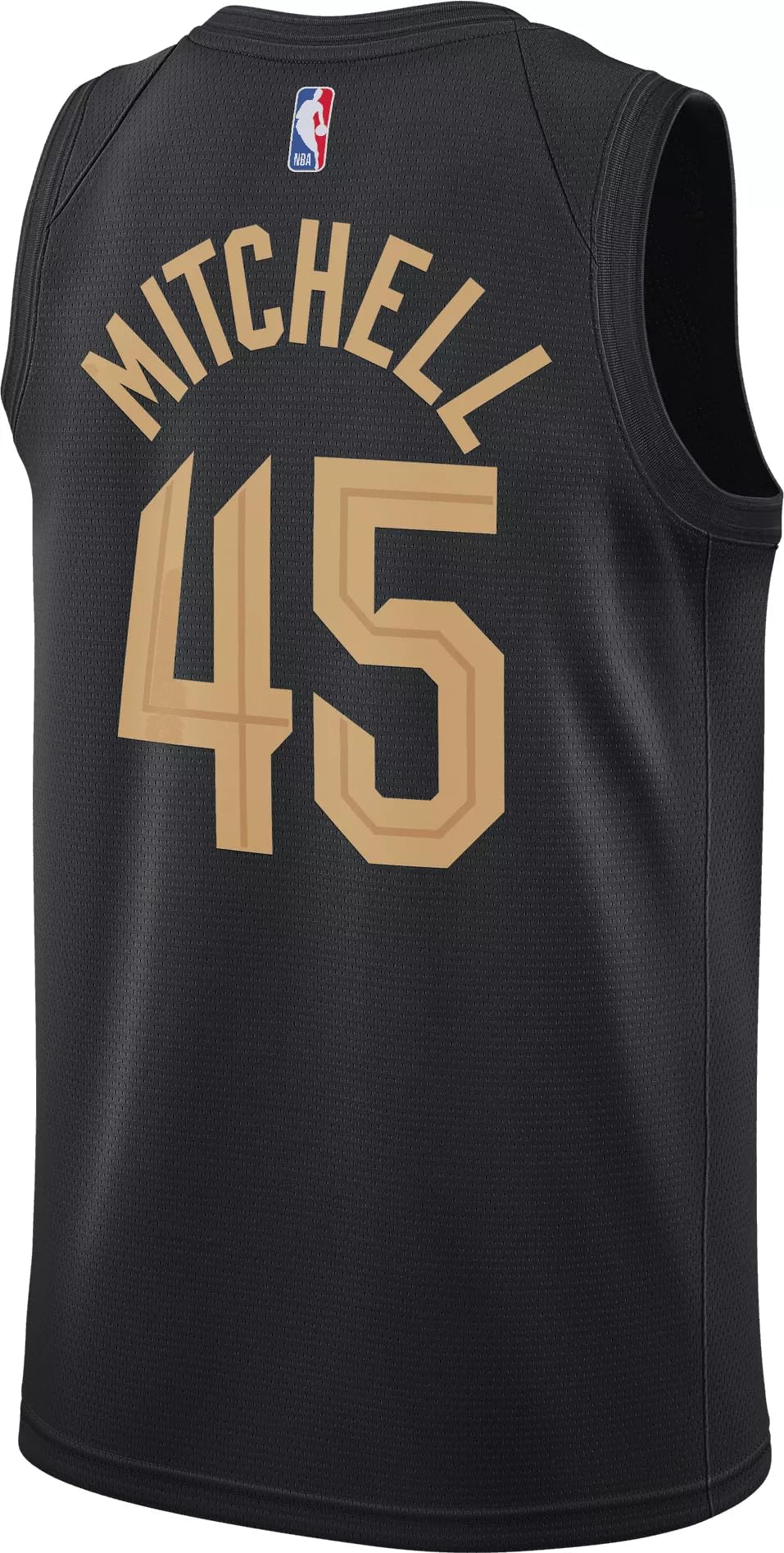 Donovan Mitchell - Maglia Swingman dei Cleveland Cavaliers NBA, per bambini 8-20, edizione nera