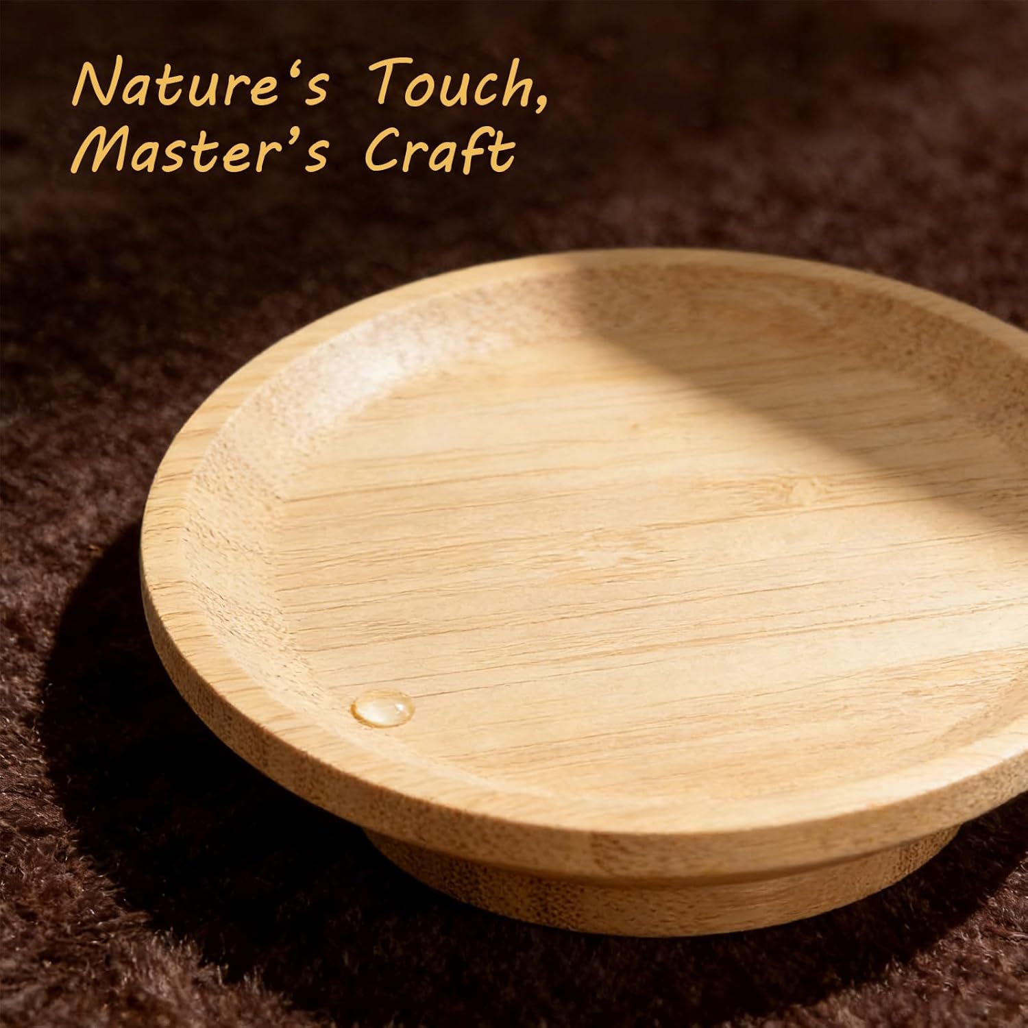30 Pcs 4 Inch Bamboo Wine Glass Charcuterie Topper, Round Mini Charcuterie Boards & Appetizer Plates for Family Gatherings, Party, Bars, Restaurants, Housewarming Gift