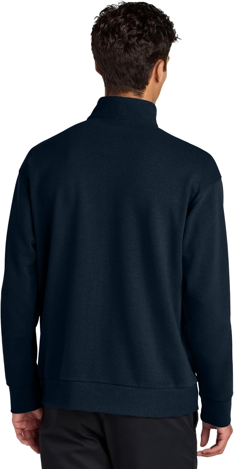 Mercer+Mettle Unisex Linear Texture Quarter Zip | 1/4 Zip Sweatshirt for Men & Women, Pullover for Work & Casual Wear