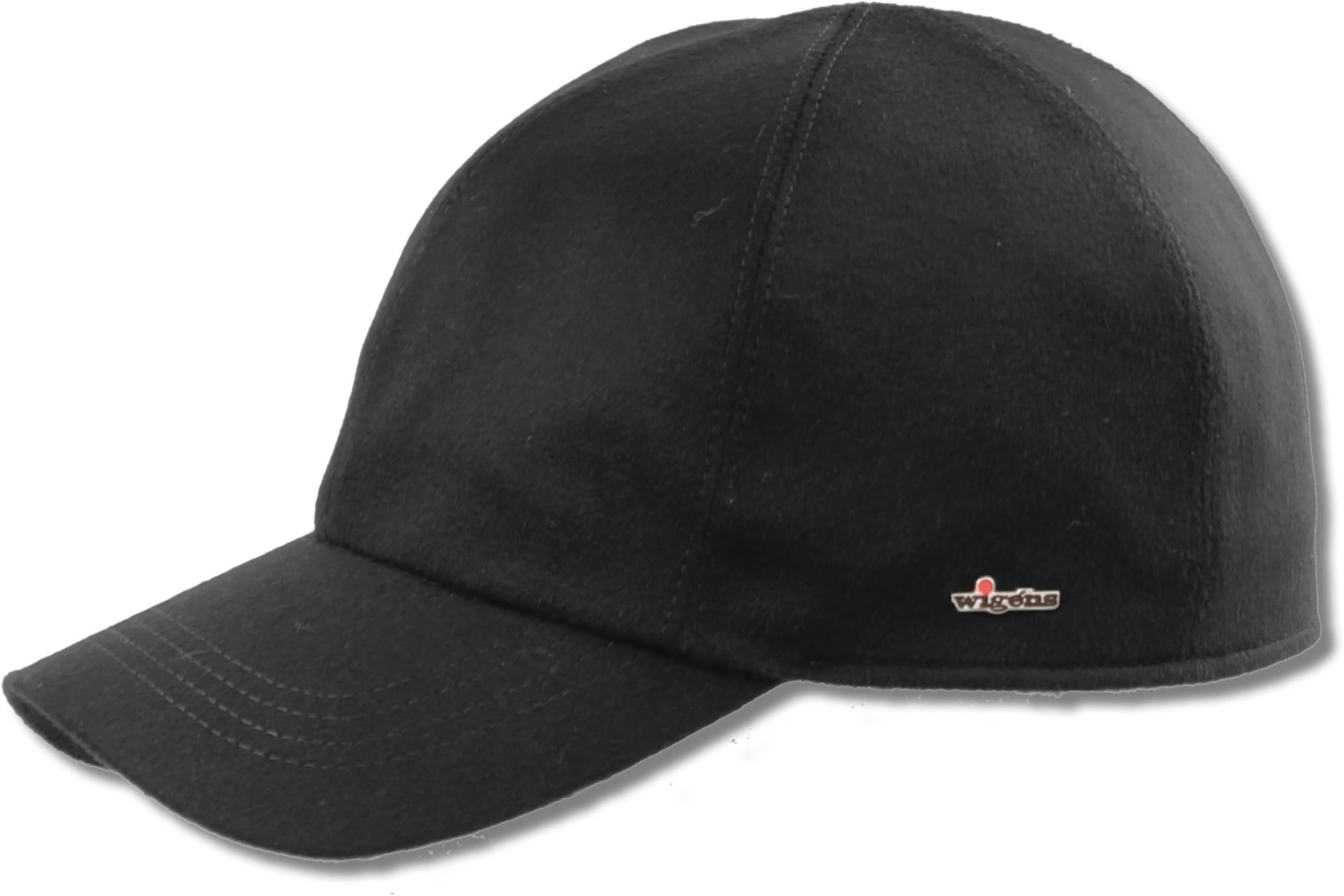 Wigens Kent Edgar Loro Piana Coated Wool Baseball Cap with Earflaps