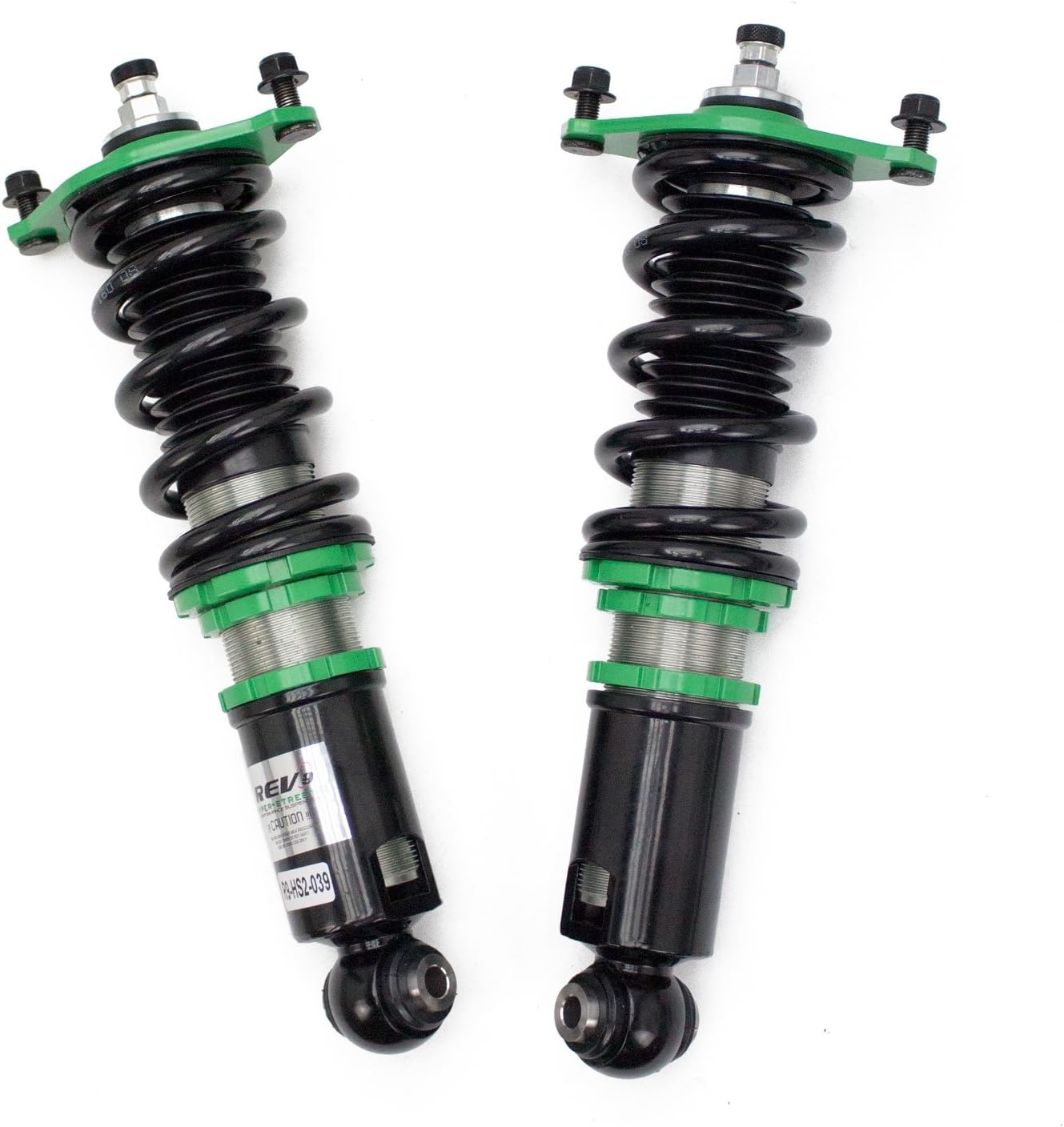 R9-HS2-039 compatible with Subaru Impreza WRX (GR/GV) 2008-14 Hyper-Street II Coilover Kit w/ 32-Way Damping Force Adjustment Lowering Kit by Rev9, 32 Damping Level Adjustment