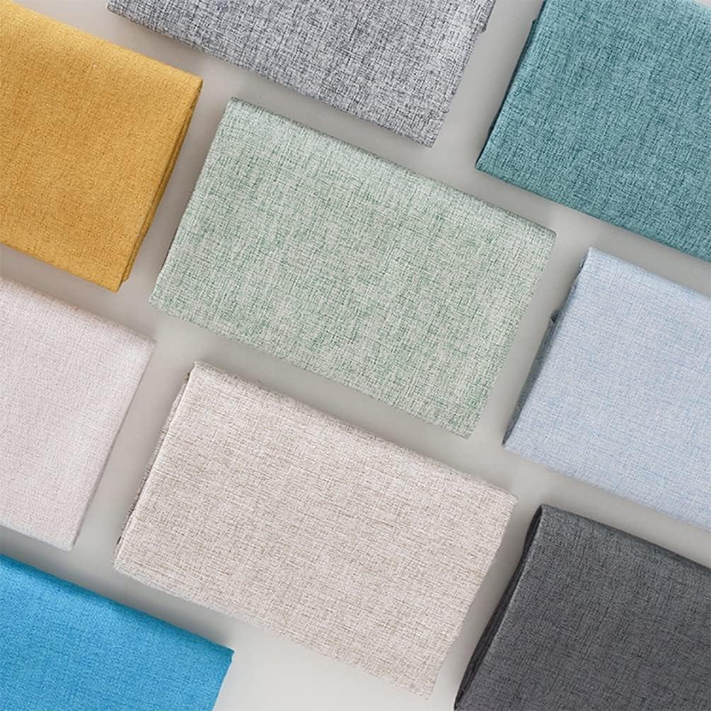 Fennco Styles Woven Solid Color Scalloped Tablecloth 56" W x 80" L - Beige Wrinkle-Free, Heat-Resistant Washable Table Cover for Everyday Use, Holidays, and Indoor Outdoor Events