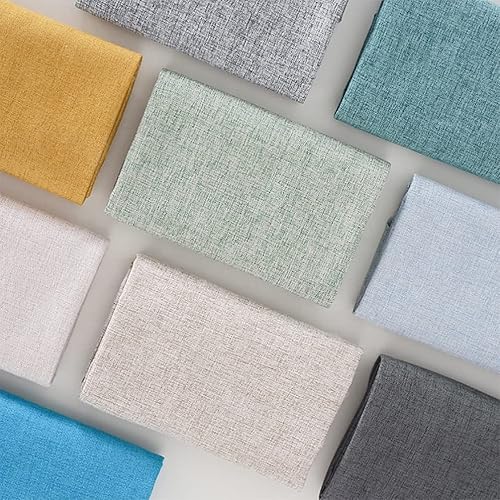 Miniatura 4 de Fennco Styles Mantel festoneado tejido de color sólido redondo de 56 pulgadas, color beige, sin arrugas, resistente al calor, lavable, para uso