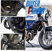 Vista 6 de Protector de chasis inferior de motor para motocicleta, placa deslizante compatible con D-ucati Monster 795 796 797 Scrambler 400 800 Nightshift