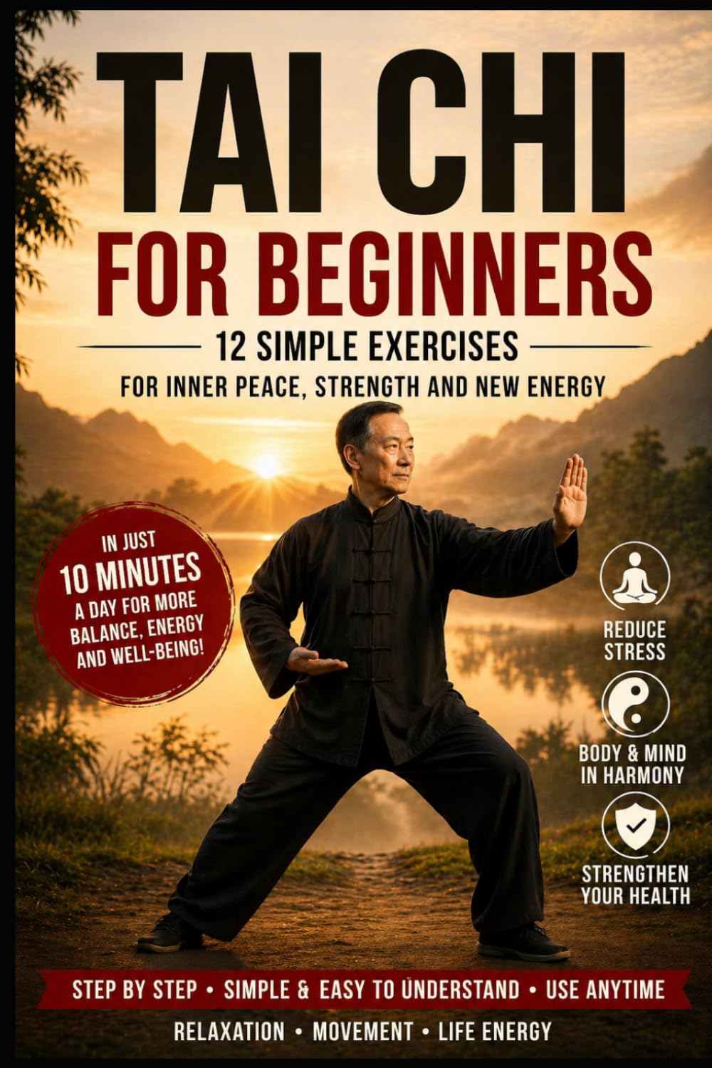 Tai Chi for Beginners: 12 Simple Exercises for inner Calm, Strength and Energy (The Tai Chi Reset Series)