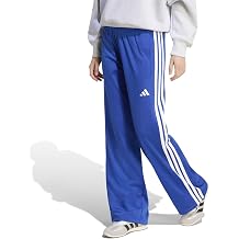 adidas Womens Dayready Wide Leg Trackpants Casual - Black