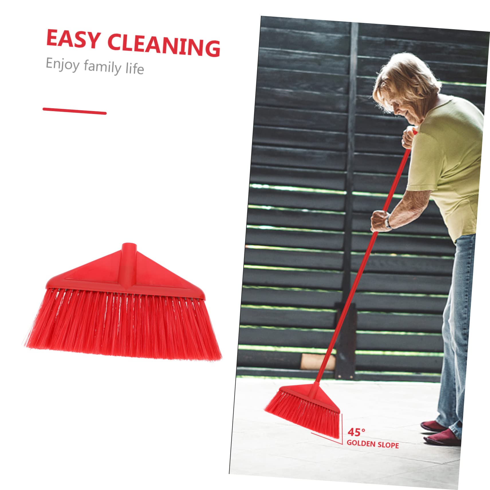 BESTYASH Plastic Sweeper Head Replacement for Household Broom Broom Head for Efficient Indoor Cleaning Durable Home Accessory for Kitchen and Office Use