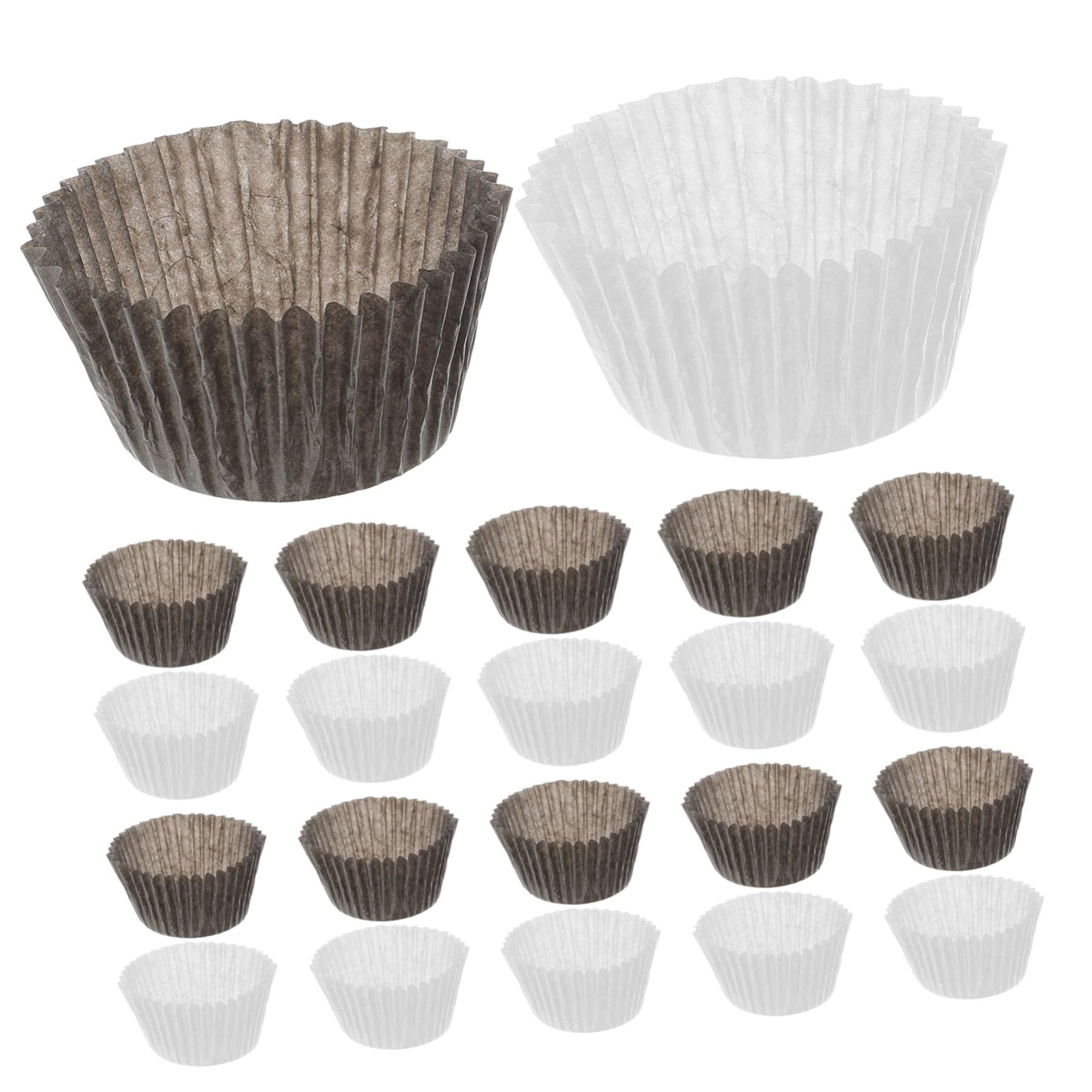 Hemobllo 1000 Capacillos de Papel para Cupcakes, Papel Resistente Grasa, sin Olor, para Postres y Bodas, Accesorios para Hornear