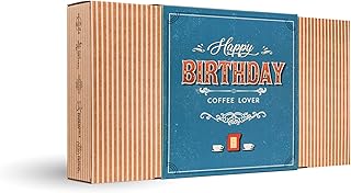 Kaffee Geschenk Set zum Geburtstag - 14 Beste Single Estate Spezialitäten & Bio Kaffees Aus Aller Welt | Brauen & Genießen Sie Jederzeit & Überall | Kaffeeliebhaber Geschenkidee für Männer & Frauen