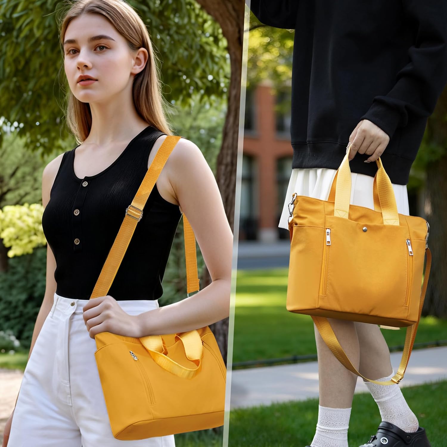 NEBIL Tote Bag For Women，Crossbody Bags With Multiple Pockets，Work Tote Bags For Women