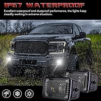 Vista 7 de Kit de Luces Antiniebla LED Compatible con Ford F150 2015 2016 2017 2018 2019 2020 Reemplazo Conjunto de Luces de Conducción del Parachoques