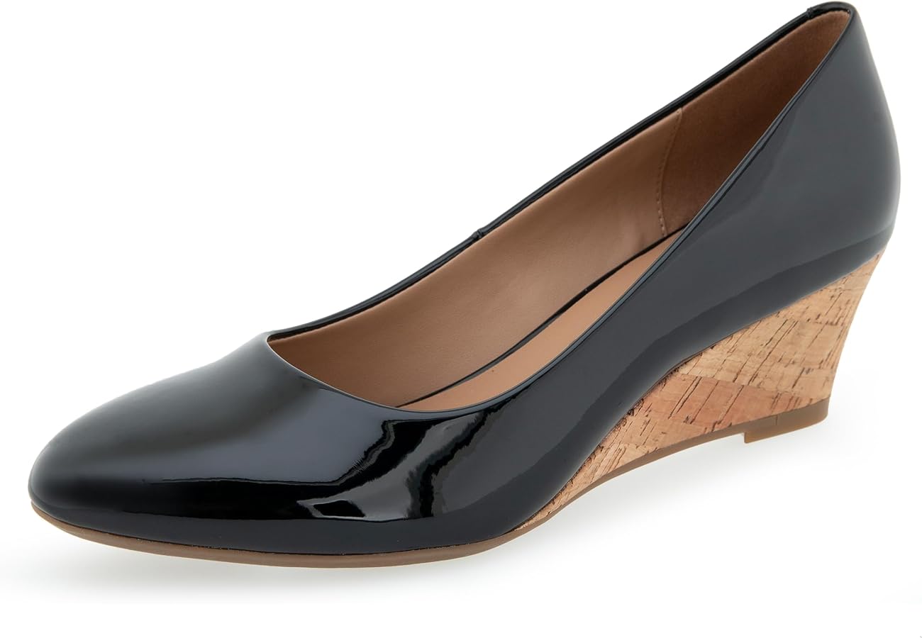 靴 Cyber-Wedge aero pumps Amazon.com | Aerosoles Women's Iris Black Patent PU 6 Medium | Pumps