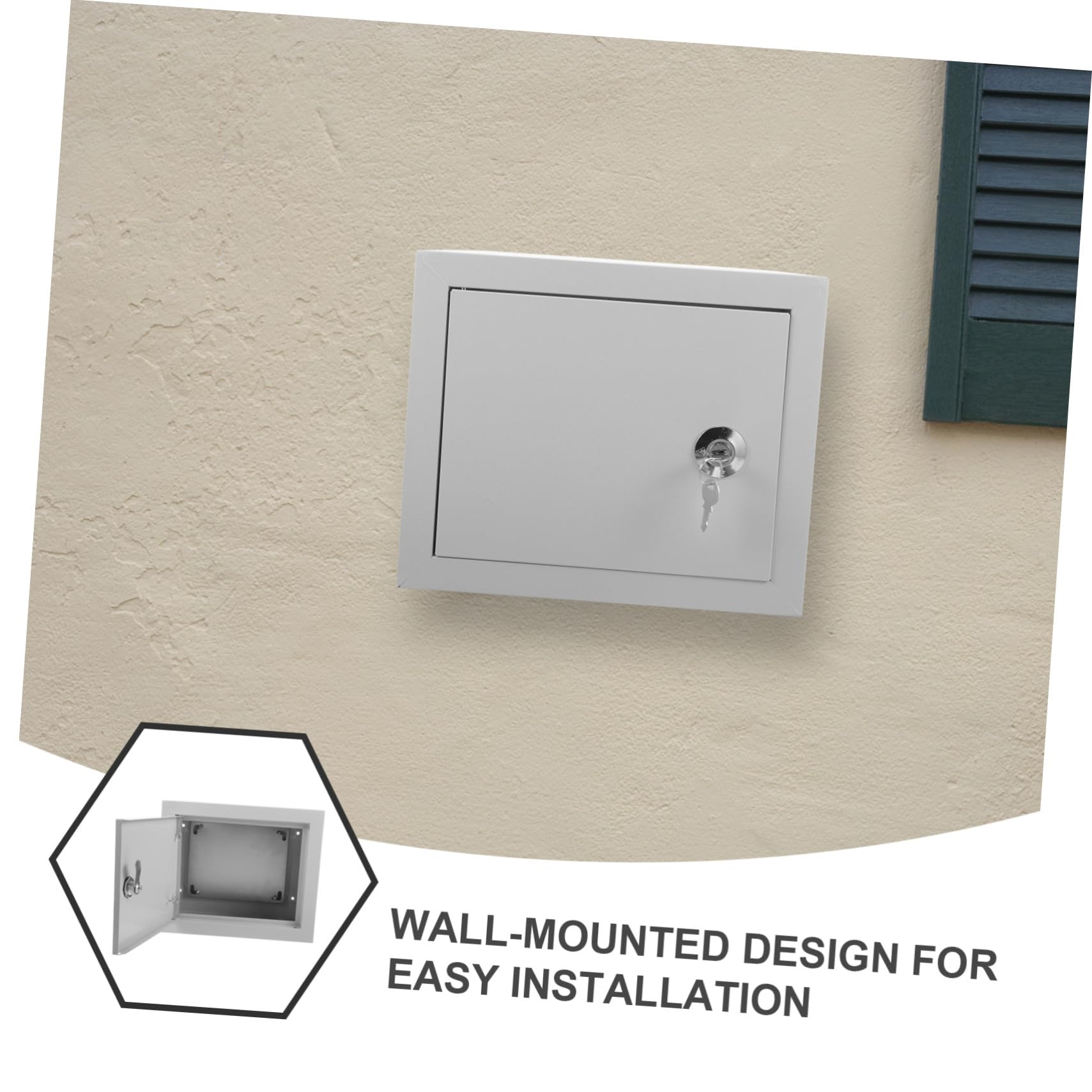 Caja de Conexiones Eléctricas para Exteriores Diseño Montado en Pared, Material Aluminio y Gran Capacidad Adecuado para Entornos Residenciales y Comerciales