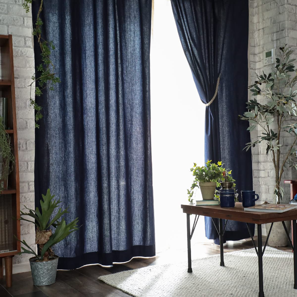 カーテン グリーン 幅150cm×丈230cm 1枚入り 日本製 洗える 防炎 1級