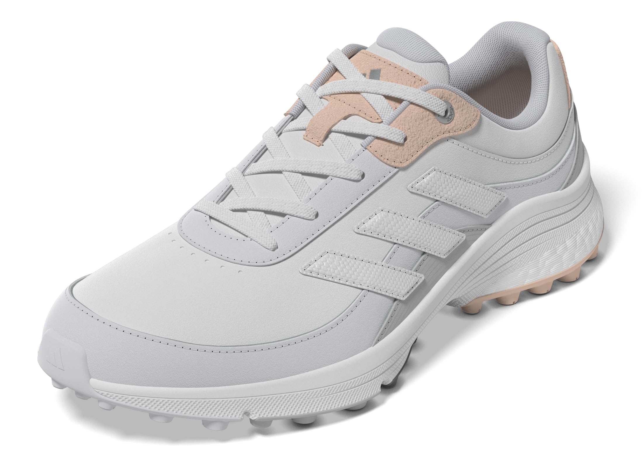 adidas Womens Zoysia Spikeless Golf Sneakers Shoes - White