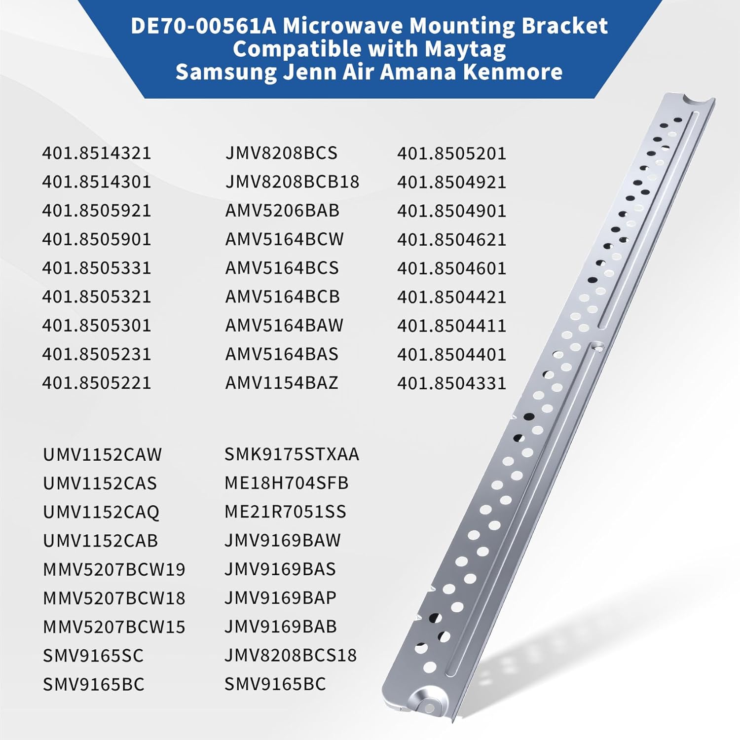 DE70-00561A Microwave Mounting Bracket Compatible with Maytag Samsung Jenn Air Amana Kenmore,DE70-00561A Microwave Wall Mount Shelf Replace AP4403731 DE70-00378A 1557635 PS4233460 EAP4233460