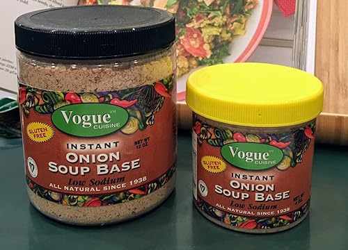 Miniatura 10 de Vogue Cuisine Base de sopa y condimento de cebolla de 12 onzas, baja en sodio, sin gluten, ingredientes totalmente naturales