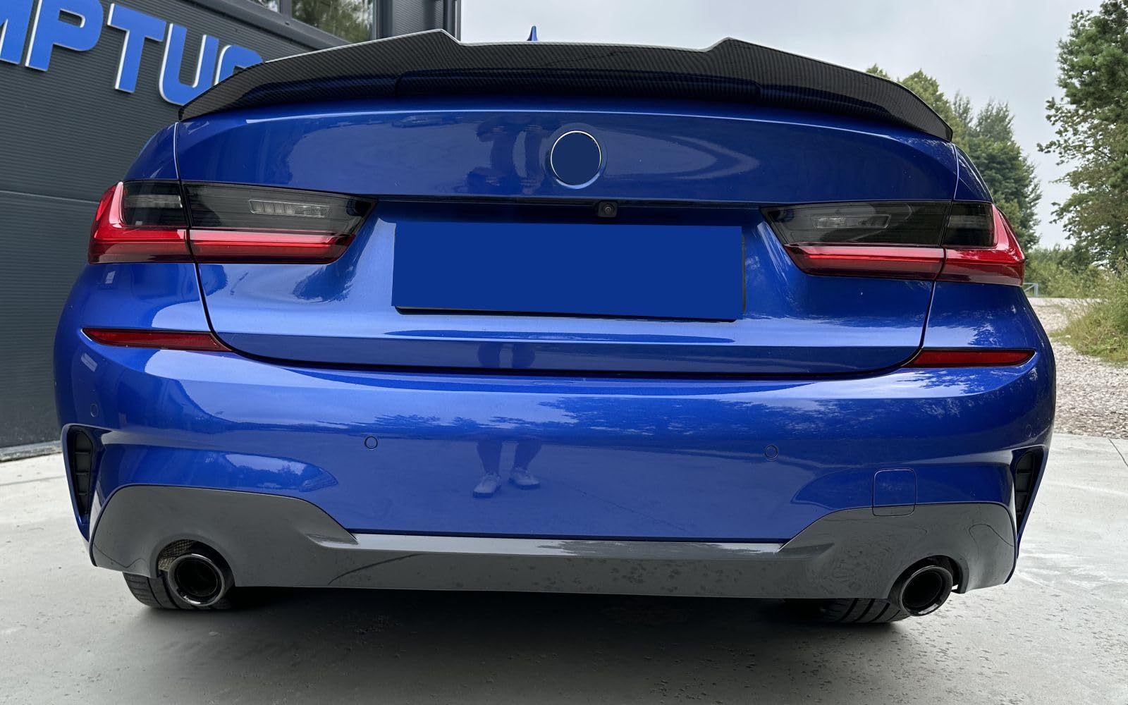 MpTuned G20 PSM Style Spoiler posteriore nero lucido per Serie 3 2019-2023 Performance Tuning 4 porte berlina 318i 320i 330i 340i m340i 318d 320d 330d 340d m340d