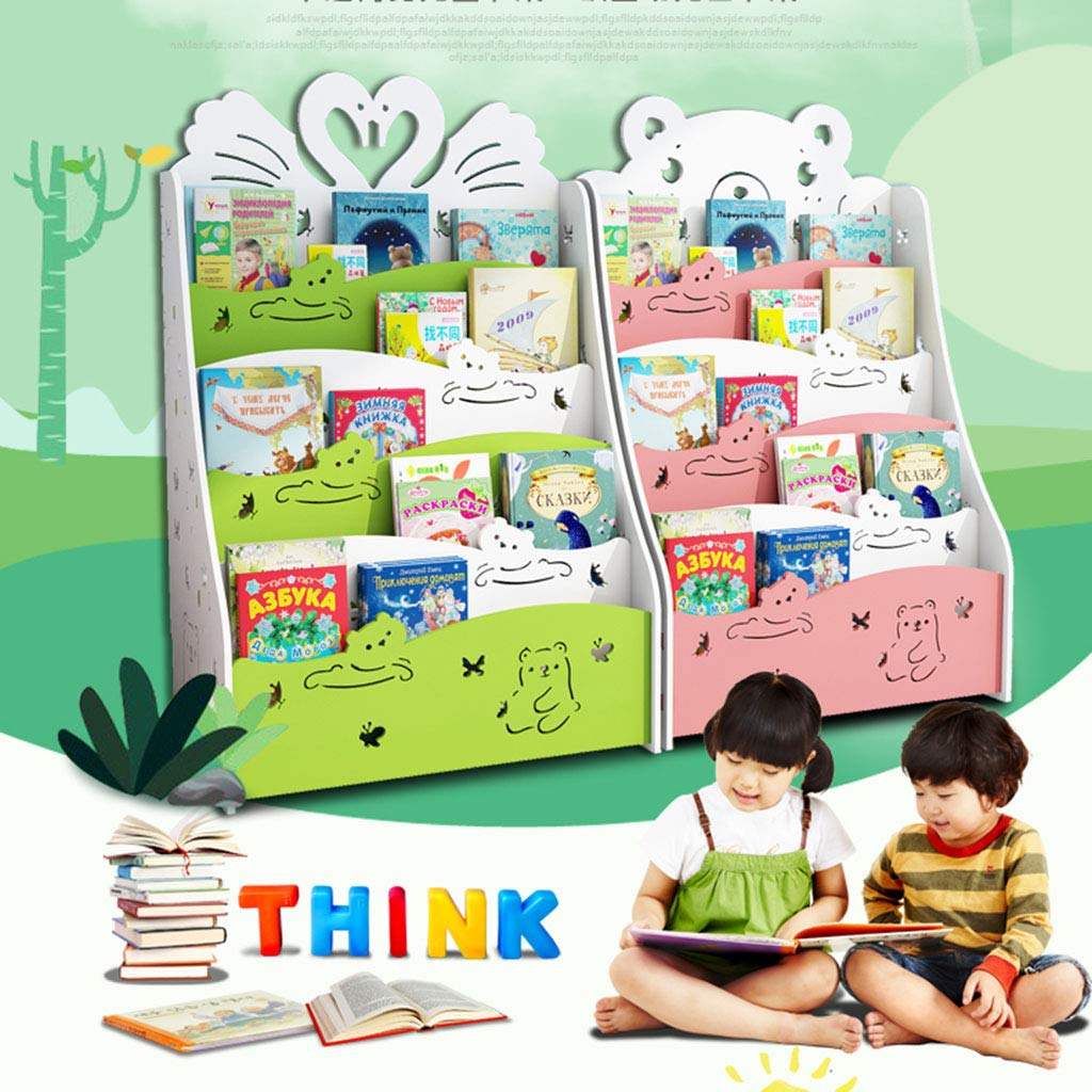 Bookshelf Portariviste Bambini Piccola sotto Il Tavolo scaffale Semplice da Pavimento Economica per Studenti scaffale per Libri illustrati per Bambini della Scuola Mate